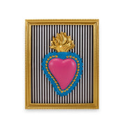 CORNICE RETTANGOLARE CON CUORE FUCSIA - Infinity Concept Store