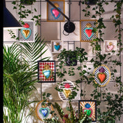 CORNICE RETTANGOLARE CON CUORE ROSSO - Infinity Concept Store