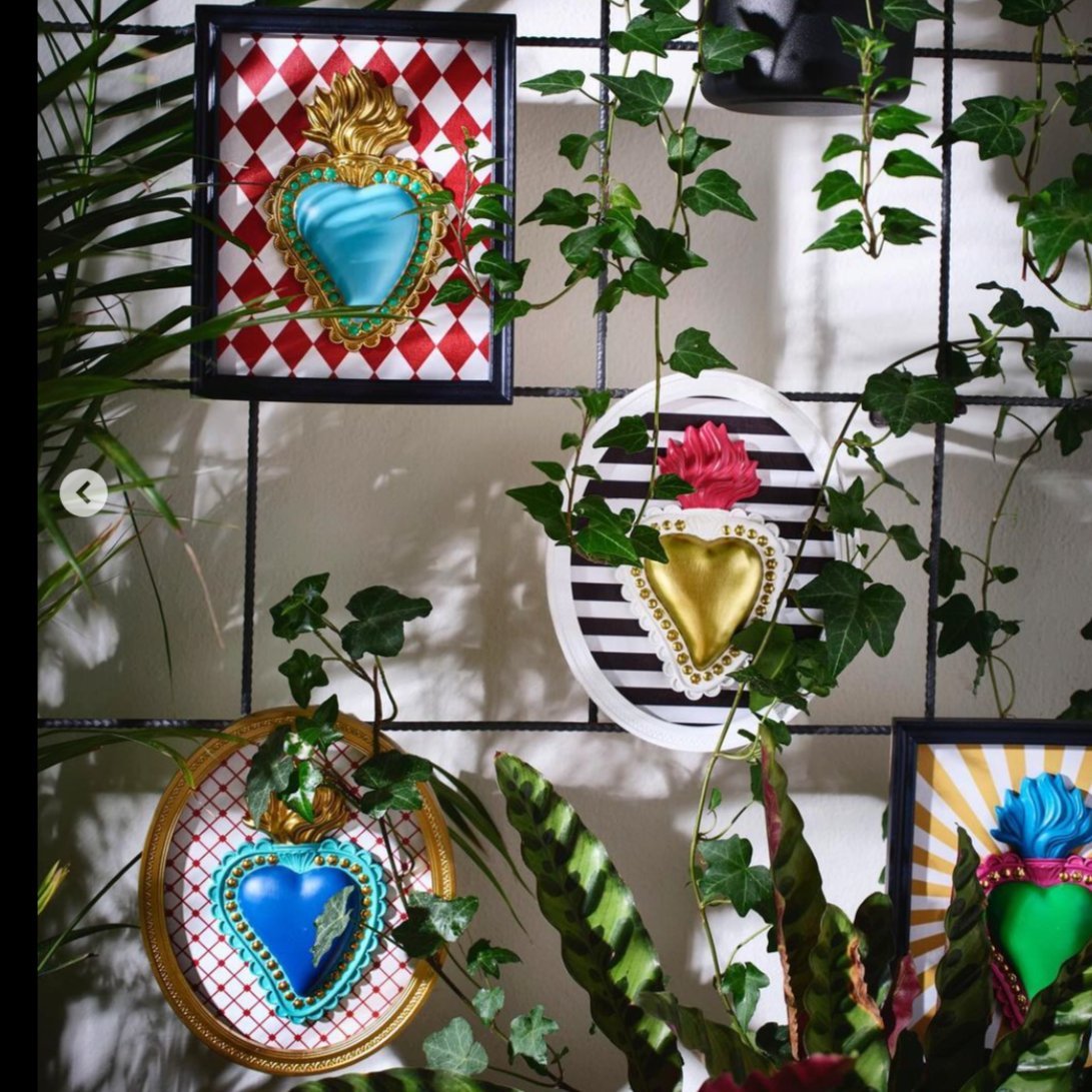 CORNICE RETTANGOLARE CON CUORE TURCHESE - Infinity Concept Store