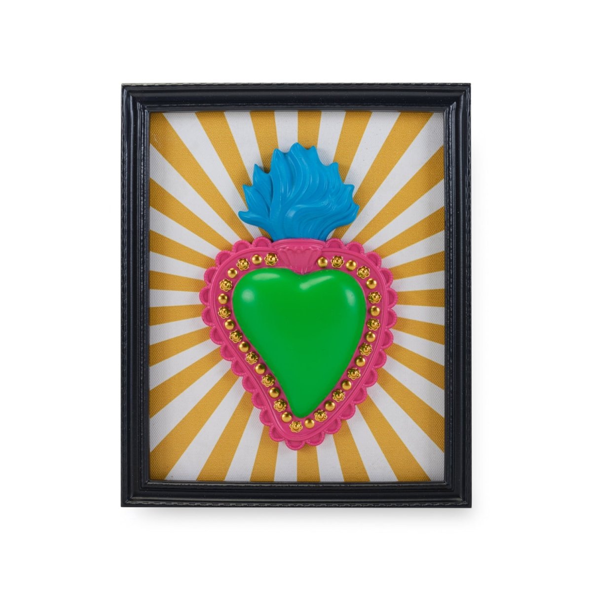 CORNICE RETTANGOLARE CON CUORE VERDE - Infinity Concept Store