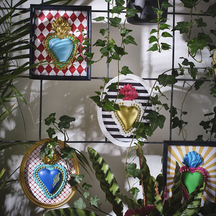 CORNICE RETTANGOLARE CON CUORE VERDE - Infinity Concept Store