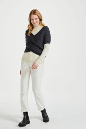 Corrib Crossover Aran Wrap - Grigio - Infinity Concept Store