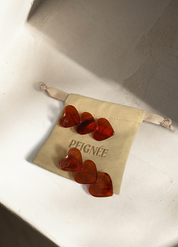 Clip Cuore - Rosso Delicato