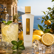 Antonio Alessandria Fara Eau de Parfum ambientato su fondo luxury con dettagli eleganti e illuminazione cinematografica calda.