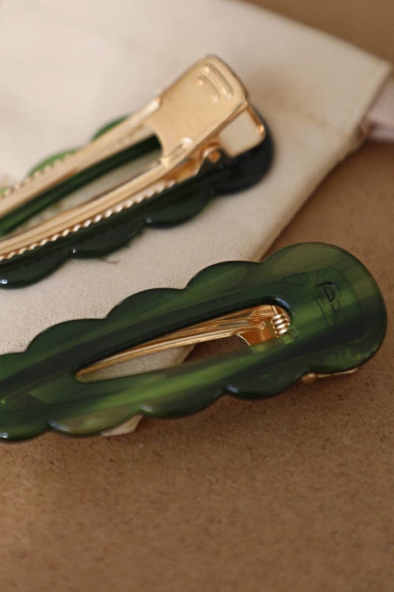 Fermagli per capelli - Signature - Smeraldo - Infinity Concept Store