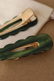 Fermagli per capelli - Signature - Smeraldo - Infinity Concept Store