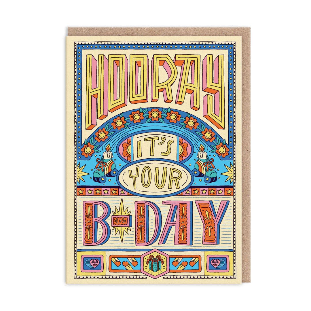 Hooray It's Your Birthday Card - Infinity Concept Store