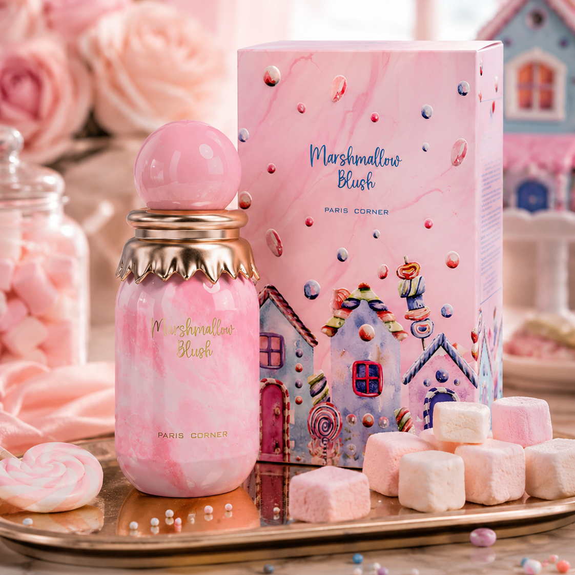 Paris Corner Marshmallow Blush Eau de Parfum 50 ml profumo gourmand dolce e cremoso