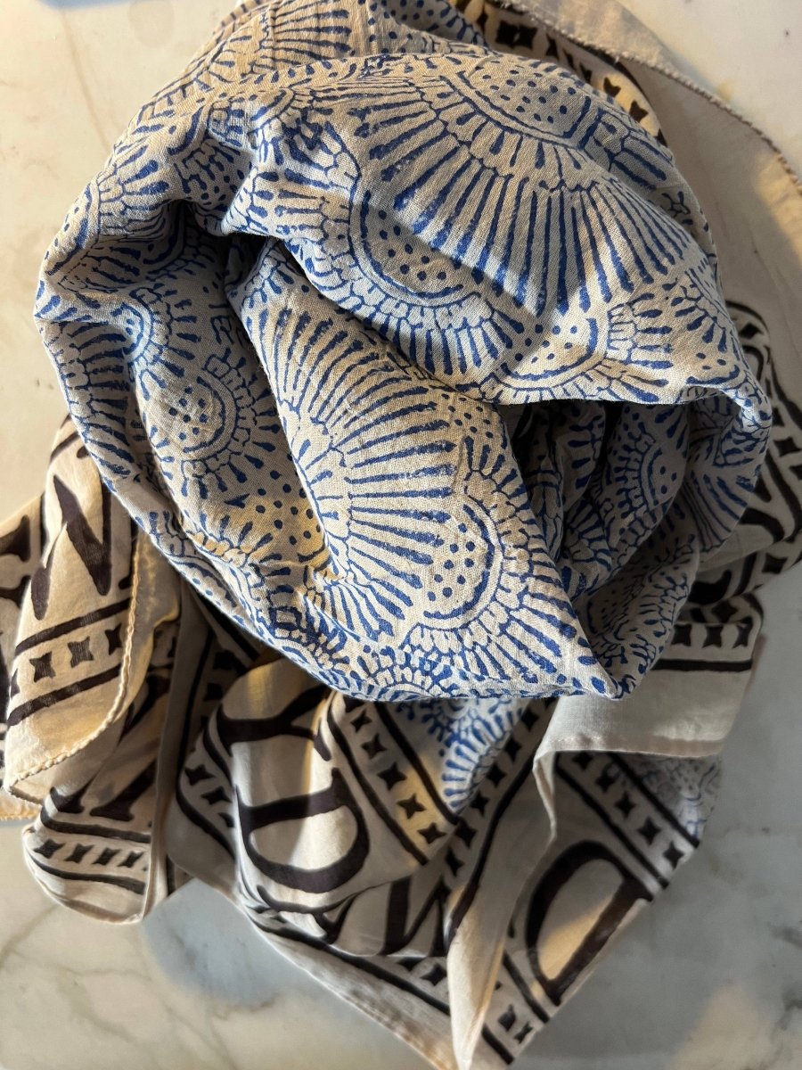 NUOVA INDIA BOHO COSMO BLU - 100cm x 100cm - Infinity Concept Store
