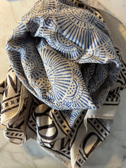 NUOVA INDIA BOHO COSMO BLU - 100cm x 100cm - Infinity Concept Store