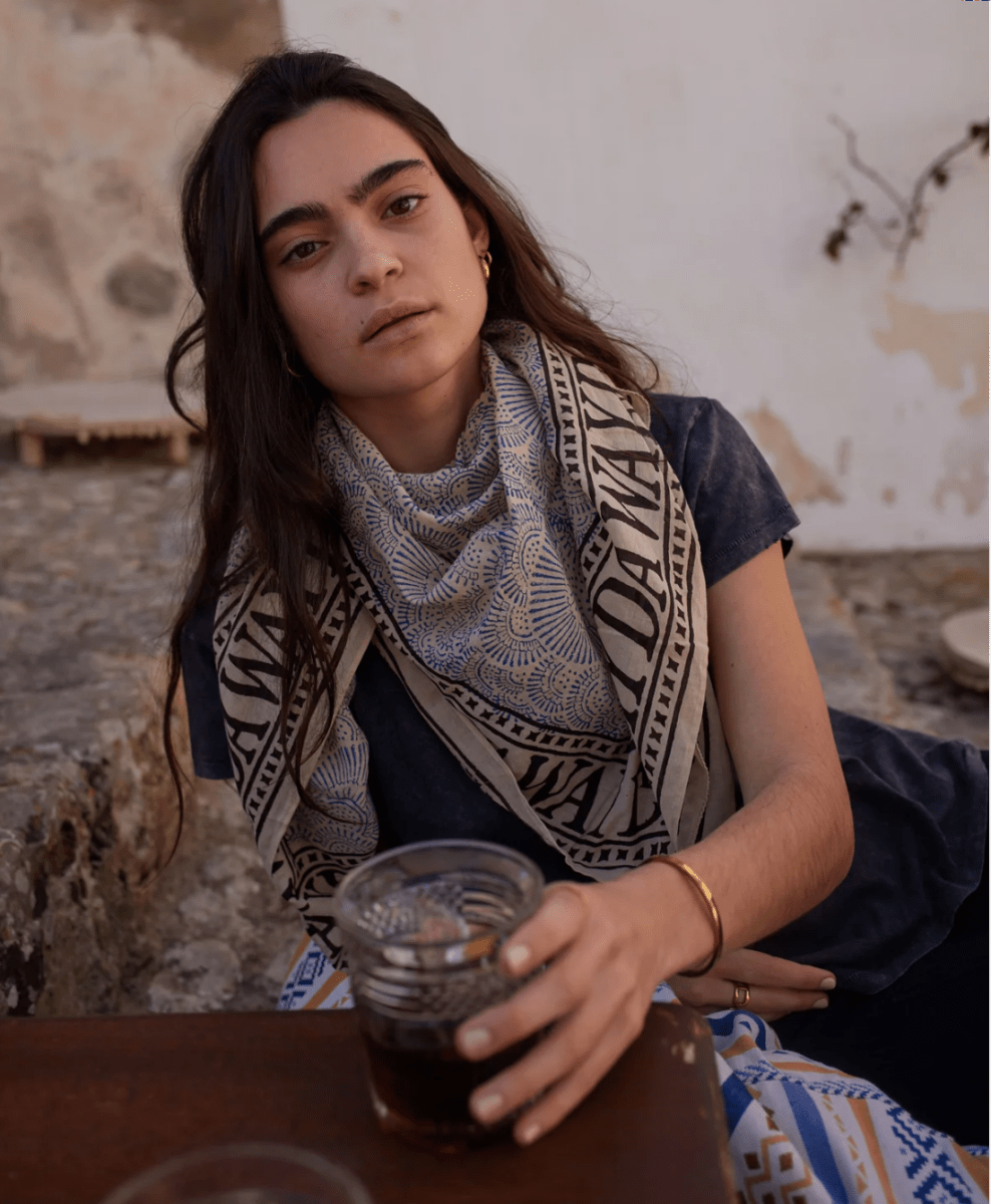 NUOVA INDIA BOHO COSMO BLU - 100cm x 100cm - Infinity Concept Store