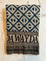 Sciarpa Boho India Georgia Blu - 180cm x 110cm