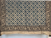 NUOVA SCIARPA BOHO FATTA A MANO BLU - 180cm x 110cm - Infinity Concept Store