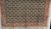 NUOVA SCIARPA BOHO FATTA A MANO NERO - 100cm x 100cm - Infinity Concept Store