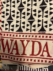 NUOVA SCIARPA BOHO FATTA A MANO NERO - 100cm x 100cm - Infinity Concept Store