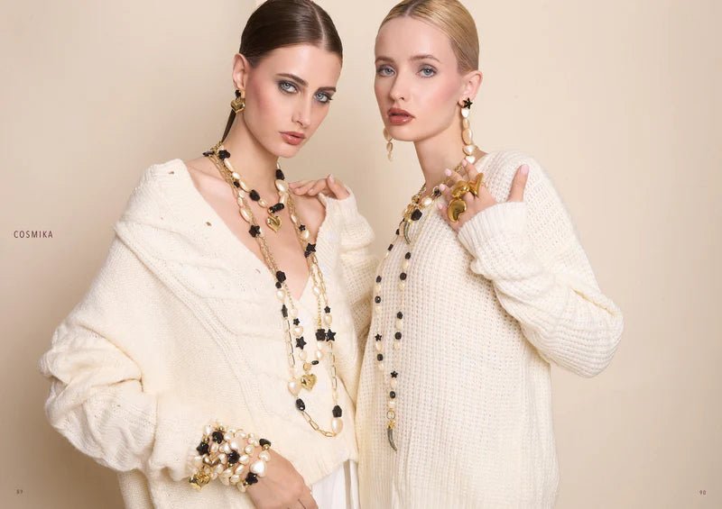 Orecchini Cosmika nero - Infinity Concept Store