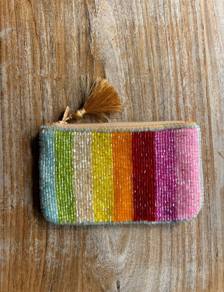 Portamonete con perline fatto a mano - Infinity Concept Store