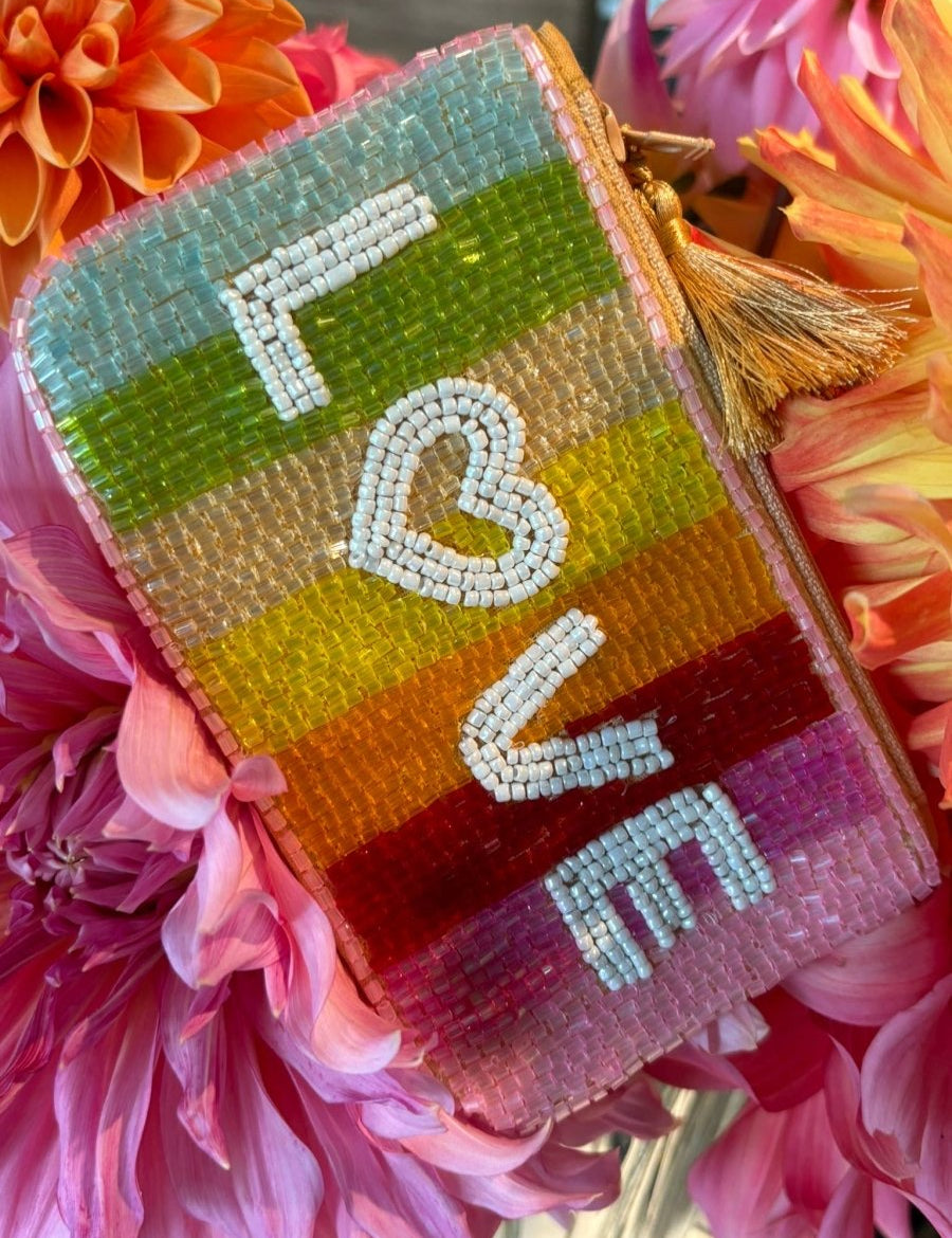 Portamonete con perline fatto a mano - Infinity Concept Store