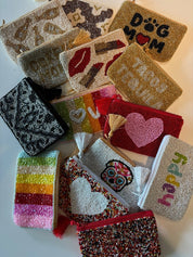 Portamonete con perline fatto a mano - Infinity Concept Store