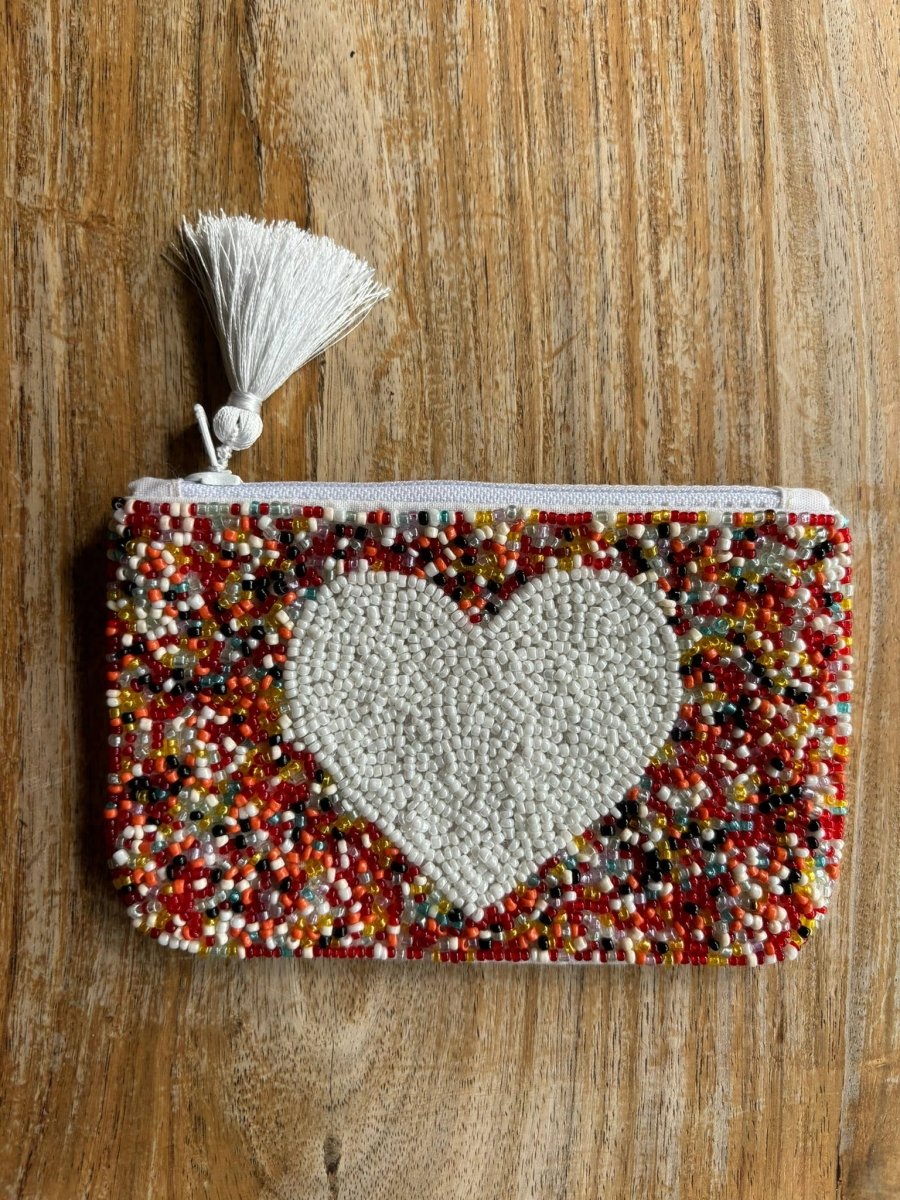 Portamonete con perline fatto a mano - Infinity Concept Store