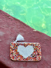 Portamonete con perline fatto a mano - Infinity Concept Store