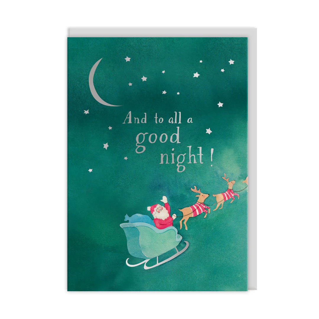 Santa Sleigh Greeting Card - Infinity Concept Store