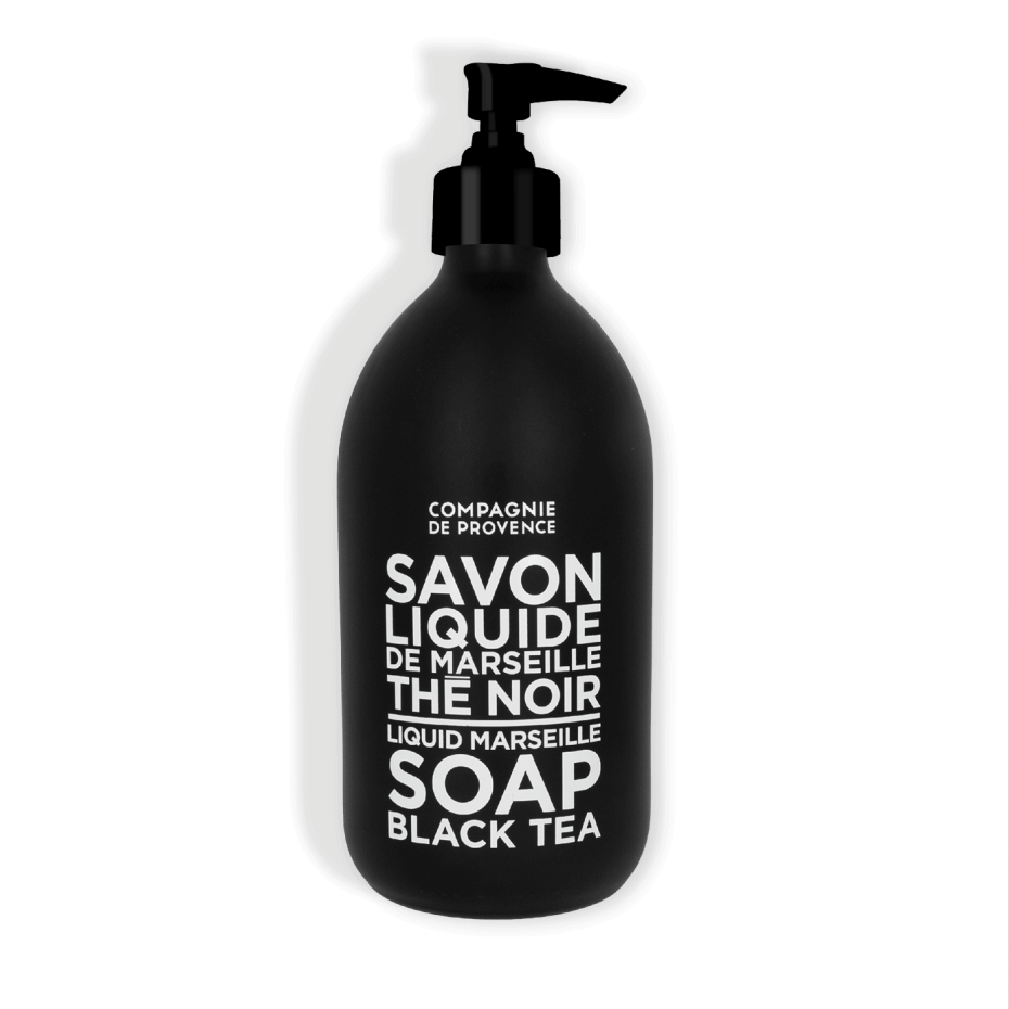 Sapone liquido di Marsiglia al tè nero 495 ml