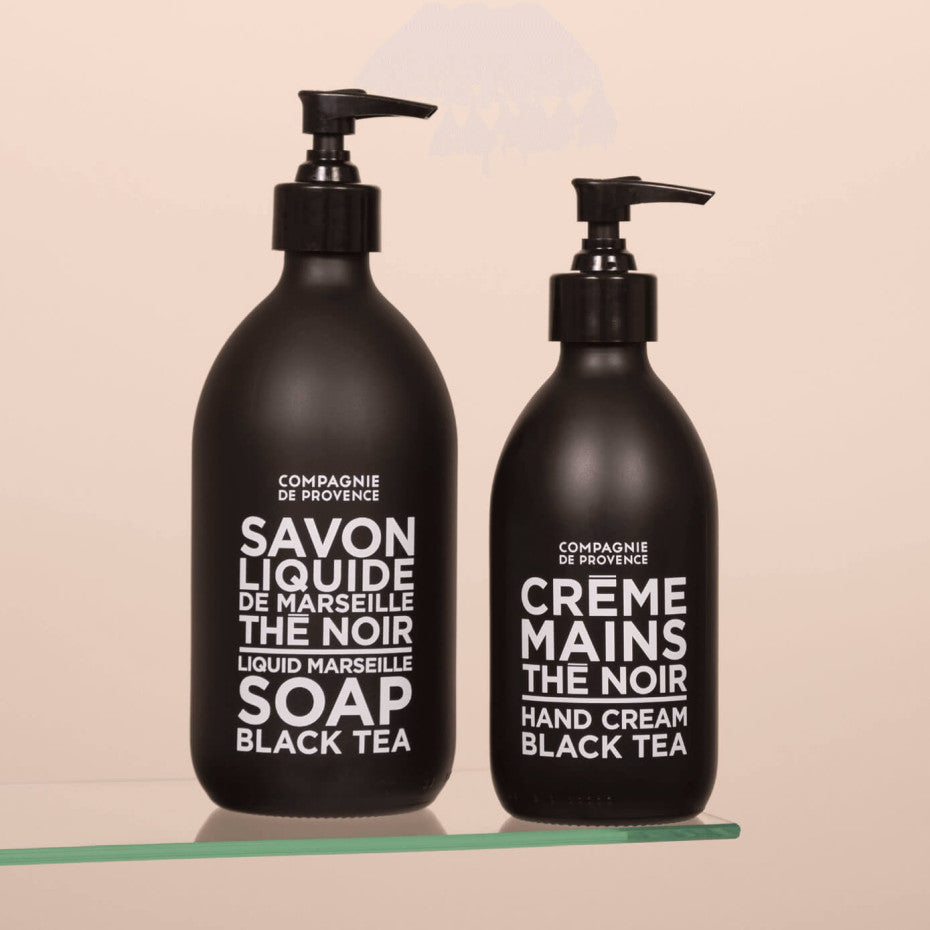 Sapone liquido di Marsiglia al tè nero 495 ml