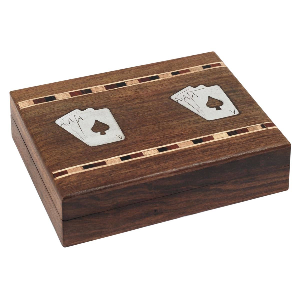 Scatola in legno carte da gioco - Infinity Concept Store