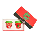 SET REGALO SNOOPY NATALE - 2 TAZZINE CAFFÈ