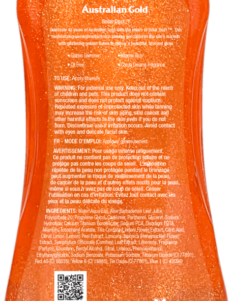 SOLAR DUST™ COOLING FORMULA | ACIDO IALURONICO | ALOE VERA - Infinity Concept Store