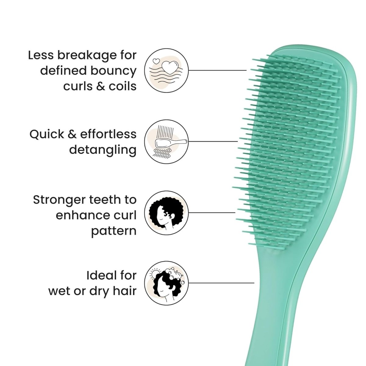 Spazzola Districante Capelli Ricci - The Ultimate Detangler Naturally Curly - Infinity Concept Store