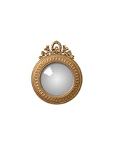 SPECCHIO CONVESSO CON GHIRLANDA ORO