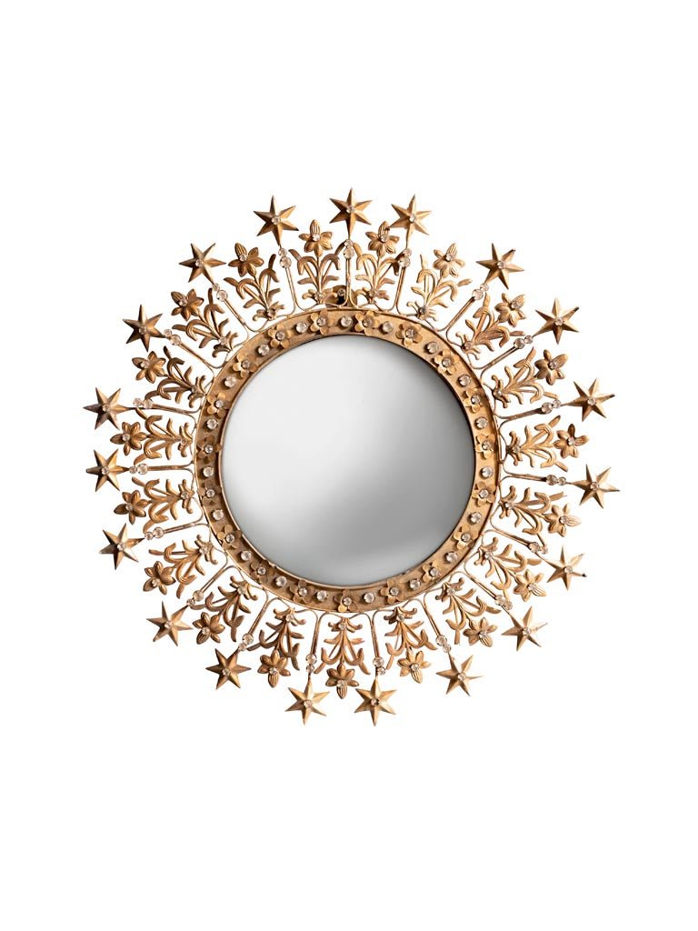 SPECCHIO CONVESSO CORNICE DI STELLE - Infinity Concept Store