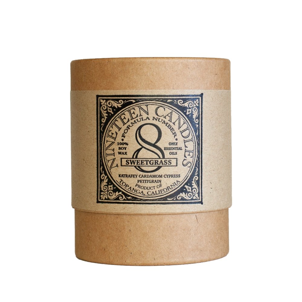 19 Candles - 8 Candela Sweetgrass - Infinity Concept Store