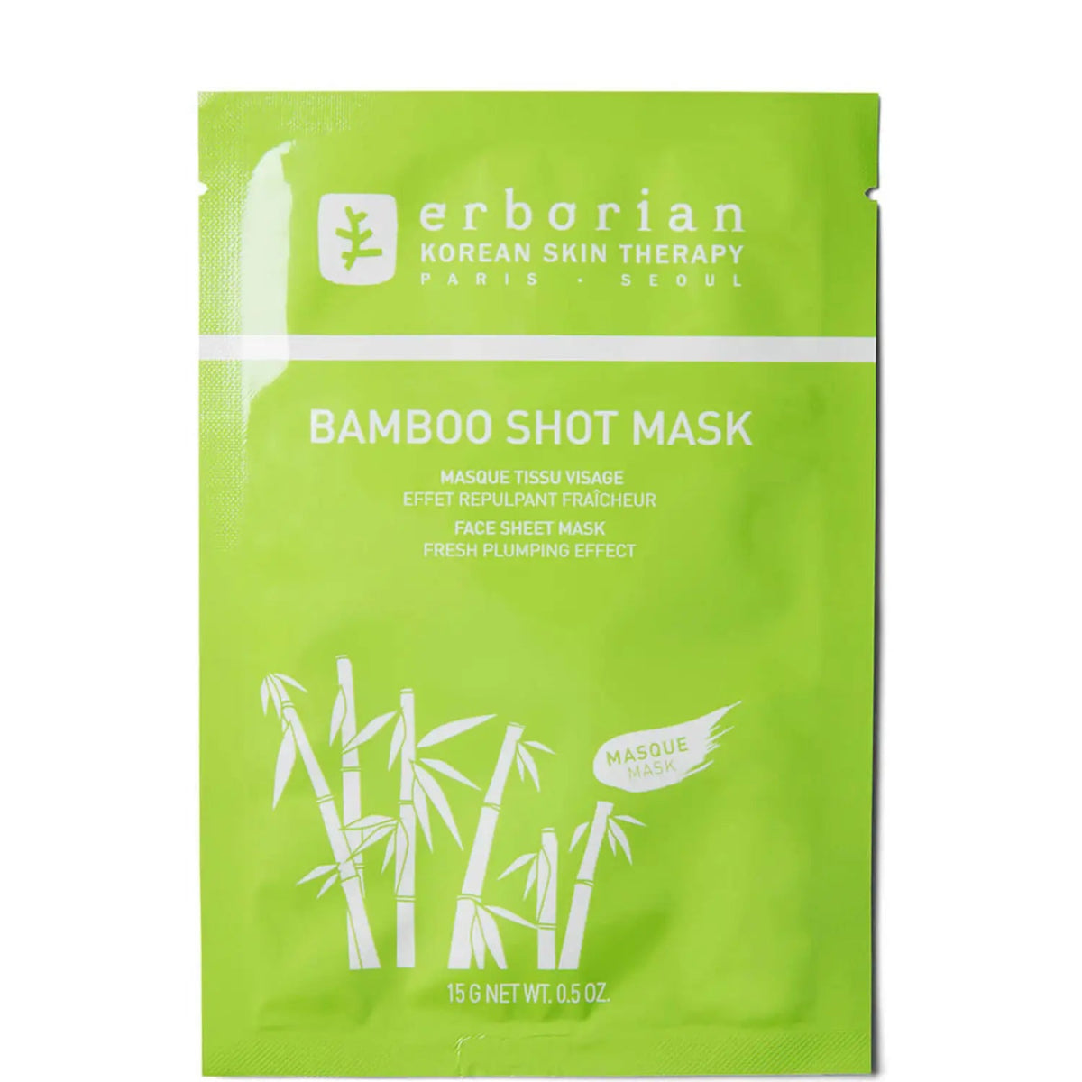 BAMBOO Shot Mask - Maschera in tessuto idratante - Infinity Concept Store