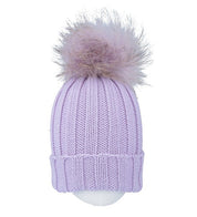 BERRETTO A COSTE BASIC IN LANA CON POMPON MUR - Infinity Concept Store