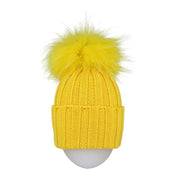 BERRETTO A COSTE BASIC IN LANA CON POMPON MUR - Infinity Concept Store