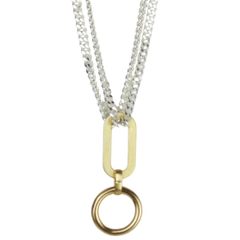Collana a catena con anello ovale AUDREY - Infinity Concept Store