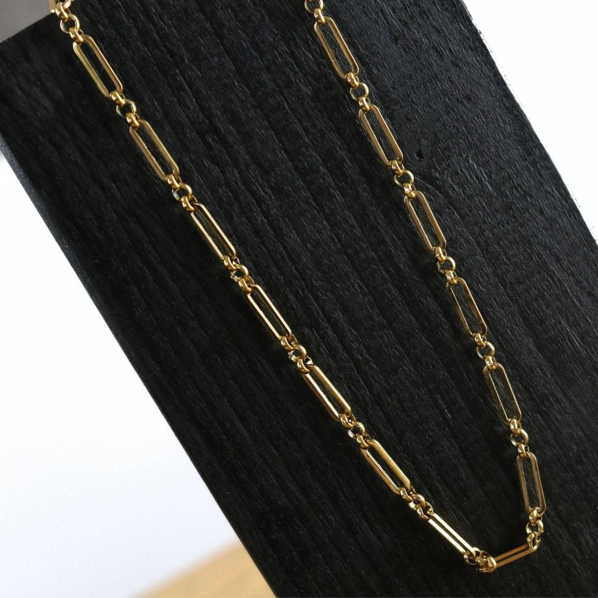 Collana a catena con cuciture a fibbia OT impermeabile Passion 18K G - Infinity Concept Store
