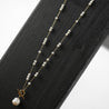 Collana a catena con perle Joy impermeabile T-Bar placcata in oro 18 carati - Infinity Concept Store