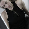 Collana a catena Y impermeabile Passion con più sfere in oro 18 carati PLA - Infinity Concept Store