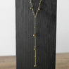 Collana a catena Y impermeabile Passion con più sfere in oro 18 carati PLA - Infinity Concept Store