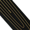 Collana impermeabile Passion con corda da 2 mm, 55 cm, placcata in oro 18 carati - Infinity Concept Store