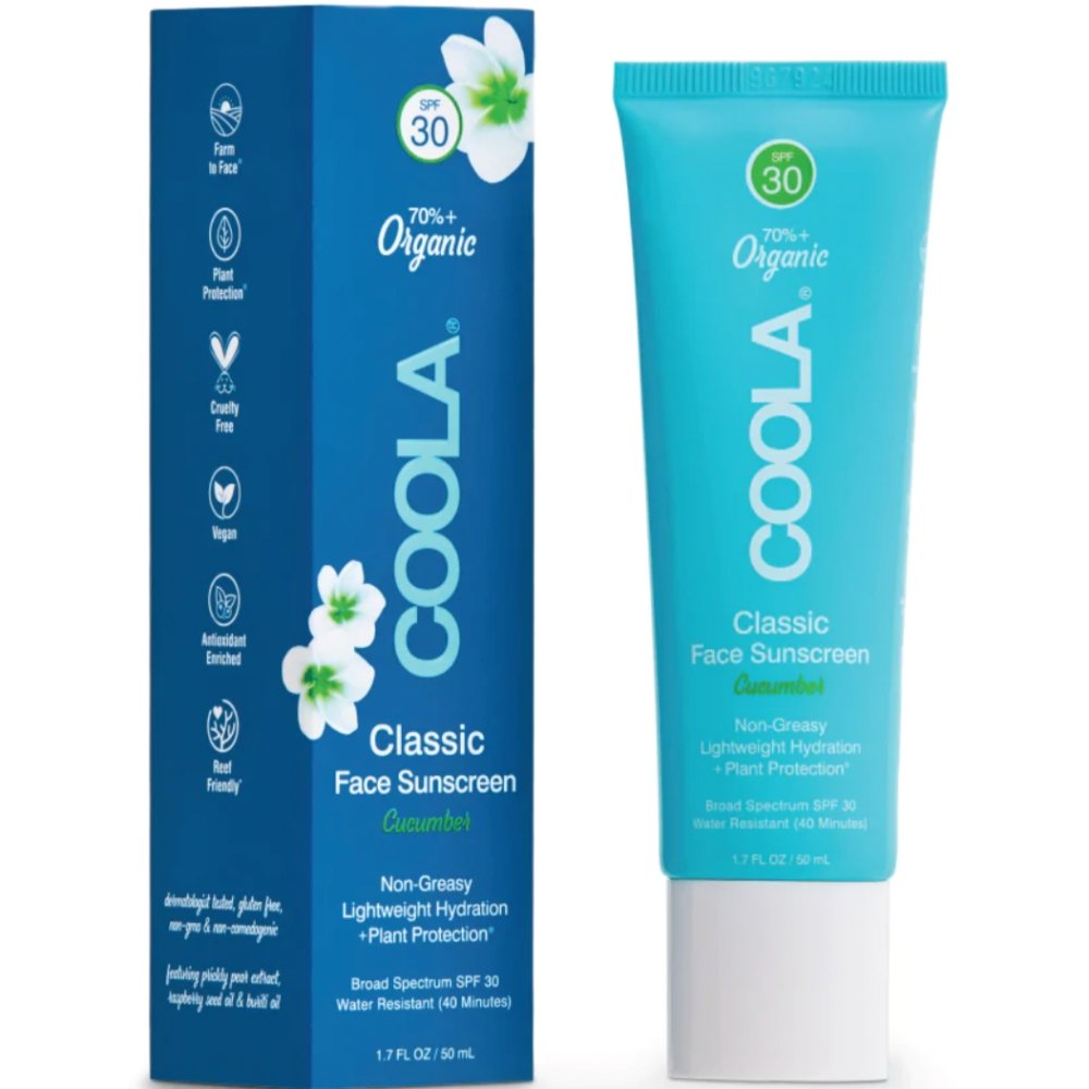 COOLA - Classic Face Crema solare biologica SPF 30 - Cetriolo - Infinity Concept Store