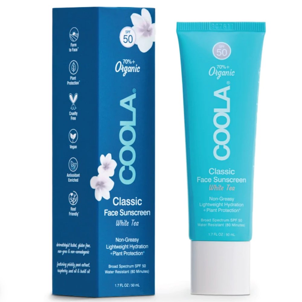 COOLA - Classic Face Crema Solare Biologica SPF 50 - Tè Bianco - Infinity Concept Store