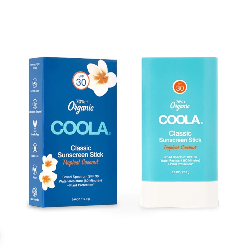 COOLA -Stick solare biologico classico SPF 30 - Cocco tropicale - Infinity Concept Store