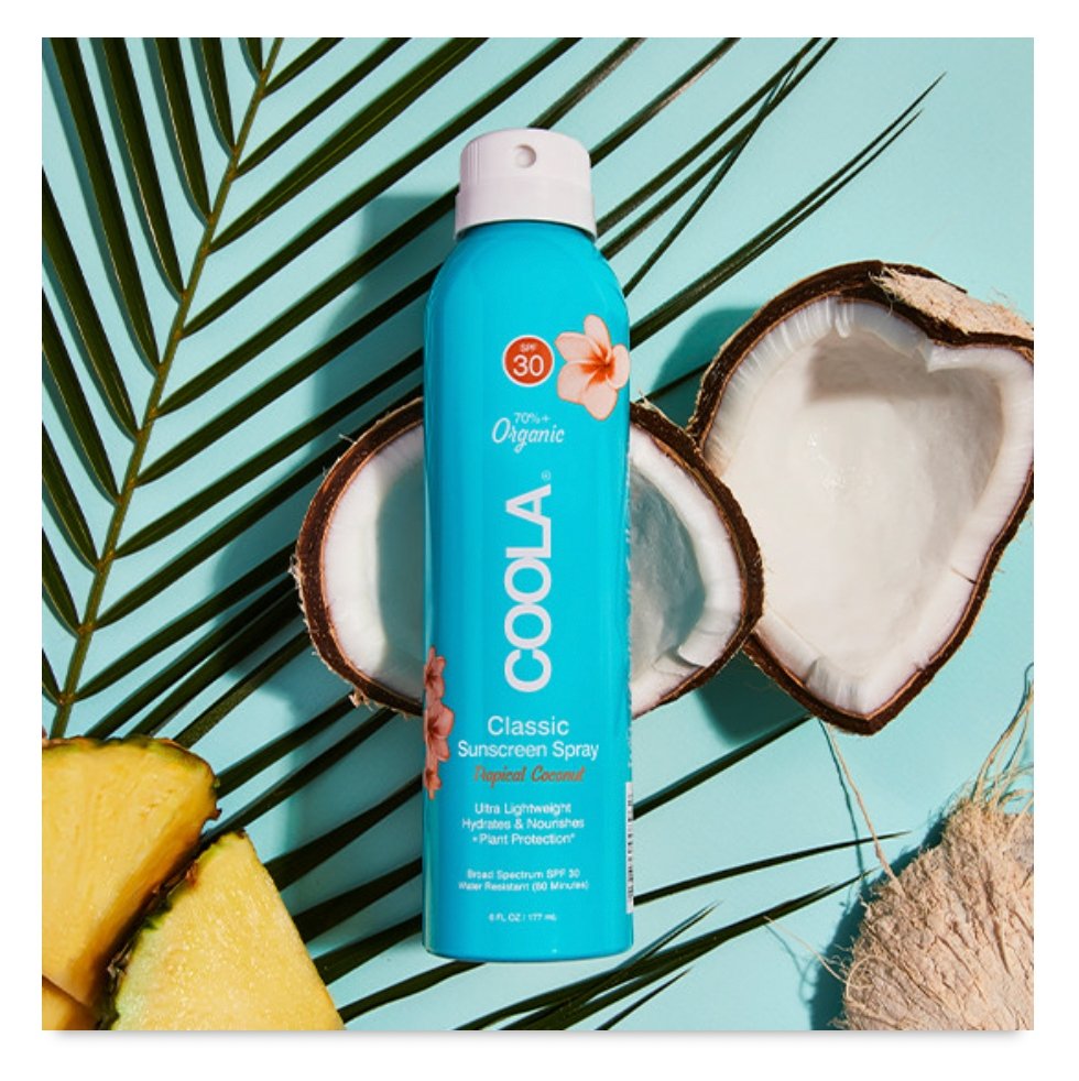 COOLA - Suncare Classic SPF 30 Body Spray Tropical Coconut 177 ml 