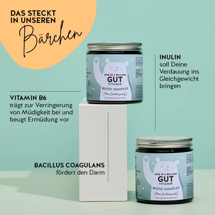 One in a Billion Gut Vitamin - per l'equilibrio e il benessere intestinale - Infinity Concept Store