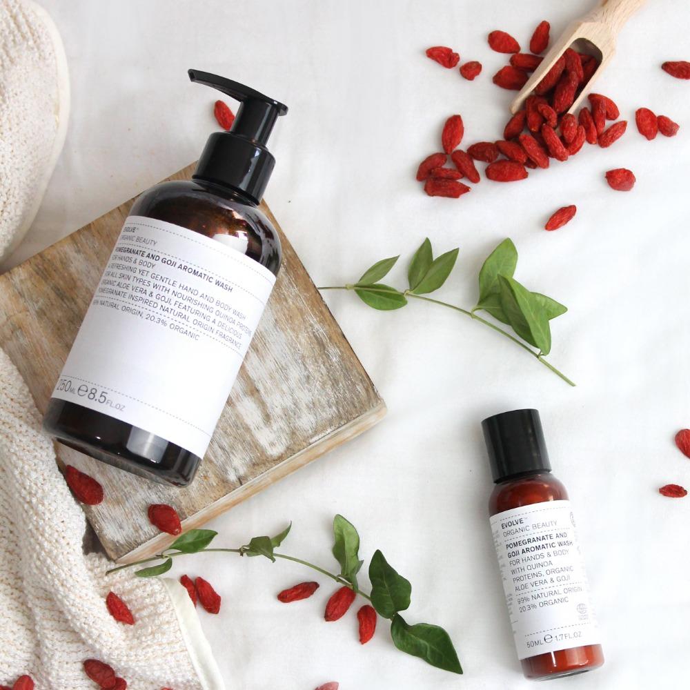 Evolve Beauty POMEGRANATE & GOJI AROMATIC WASH